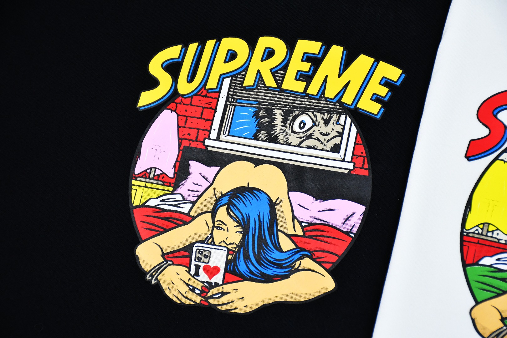 SUPREME スュプリーム メンズ Tシャツ 漫画風 100%コットン 全2色 - 画像 9