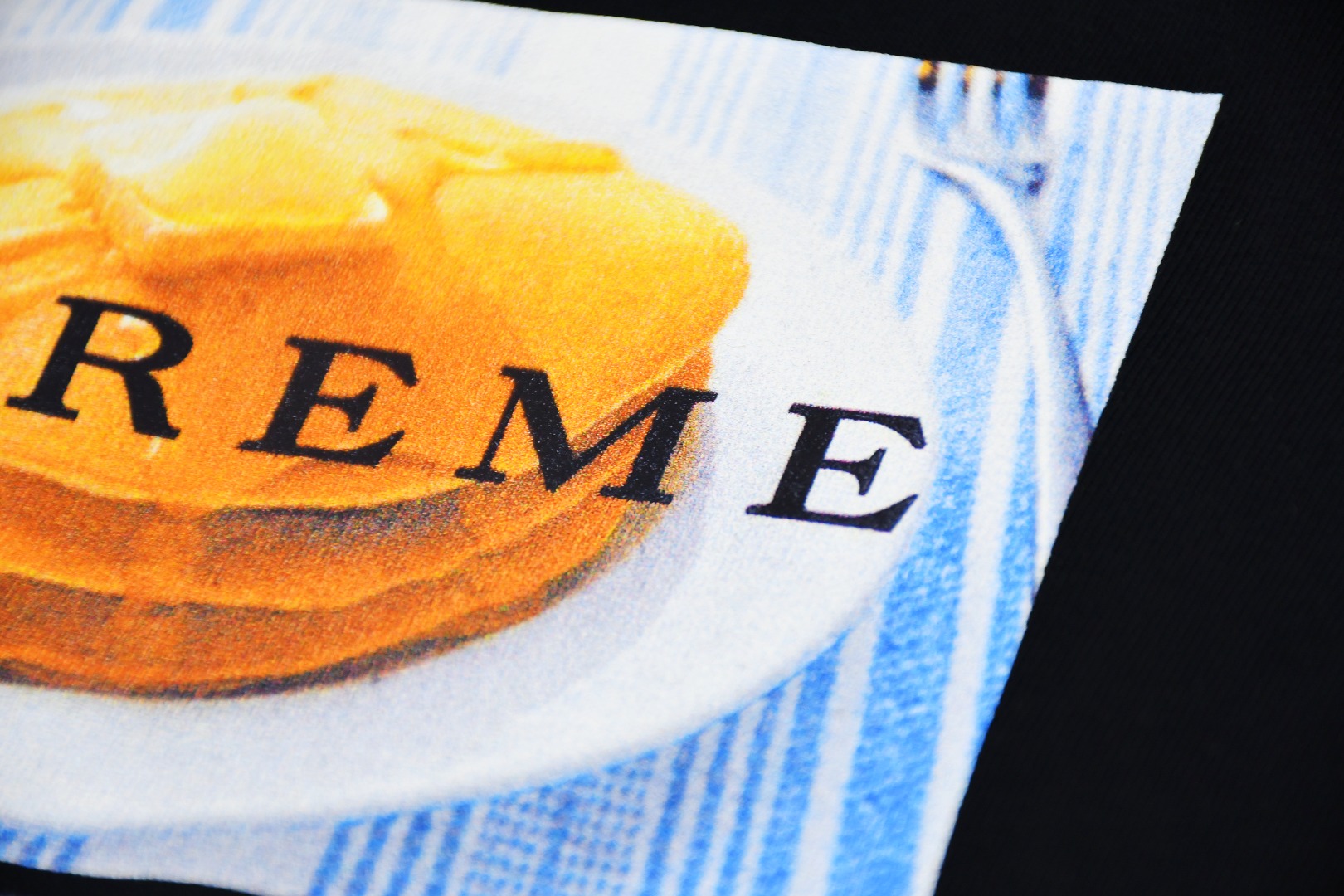 SUPREME スーパーイム パンケーキTシャツ メンズ 半袖Tシャツ ホワイト/ブラック 全2色 - 画像 2