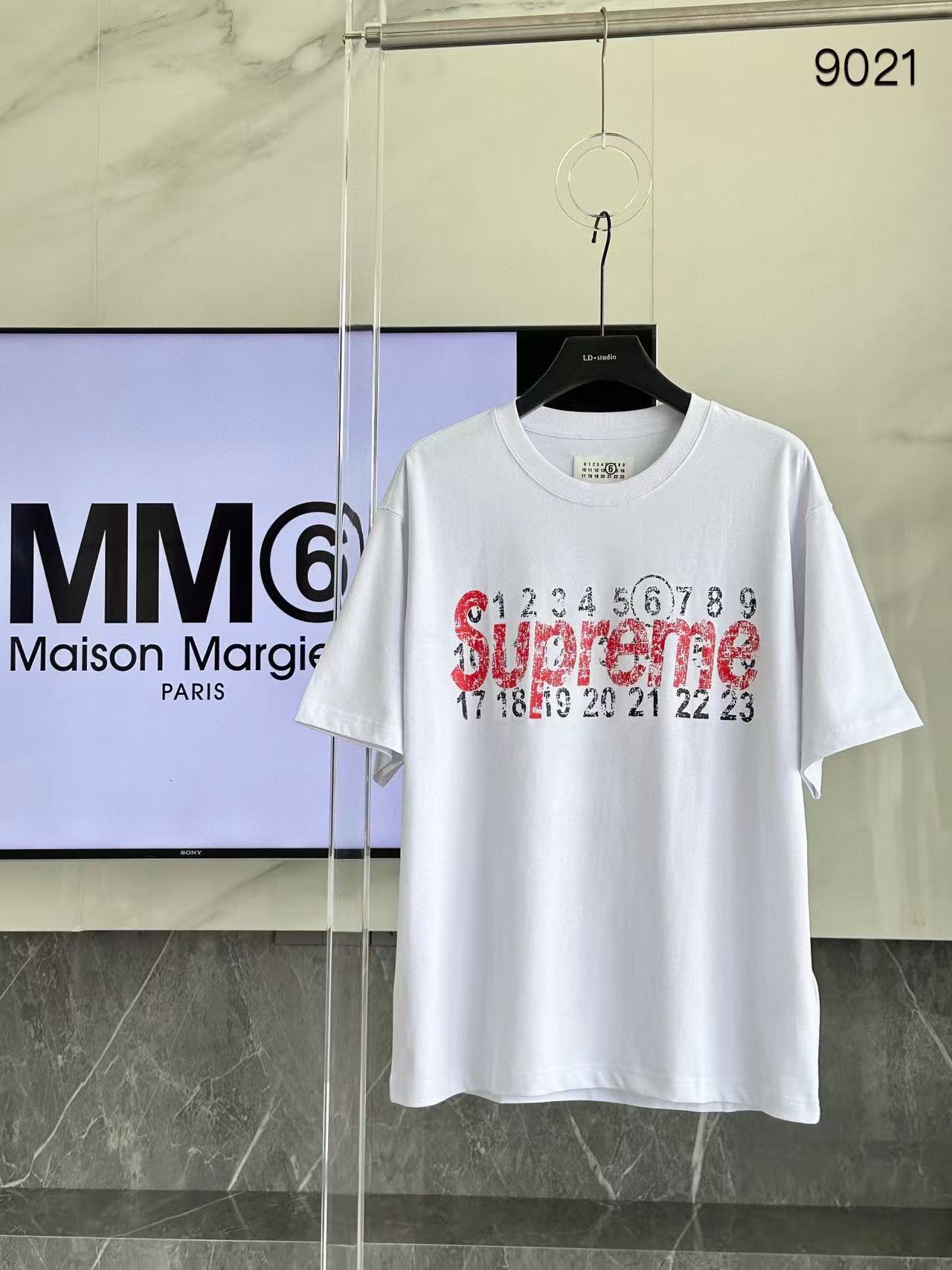 Supreme スュプリーム MM6 メゾンマルジェラ フラットTシャツ 全2色