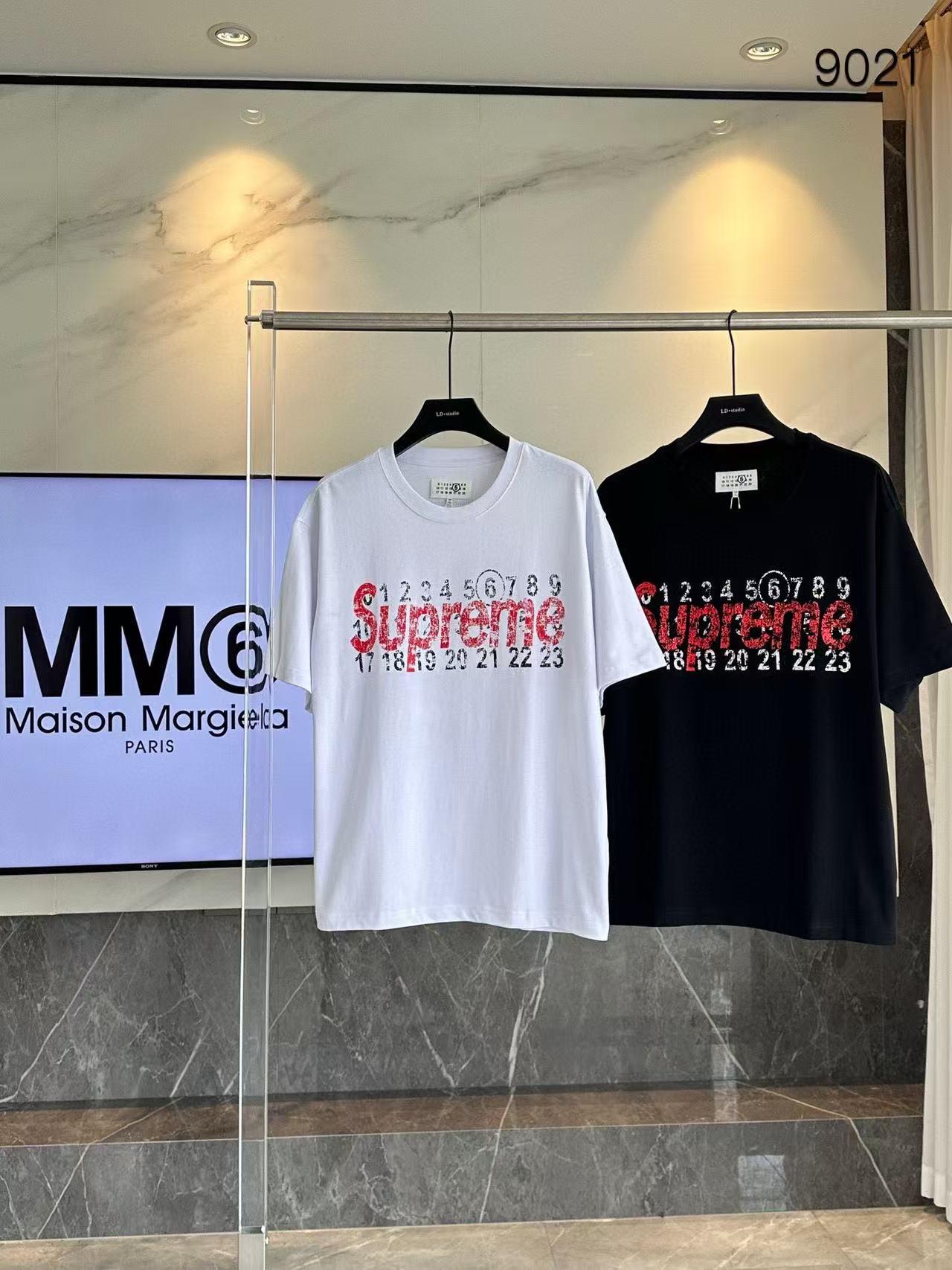 Supreme スュプリーム MM6 メゾンマルジェラ フラットTシャツ 全2色 - 画像 3