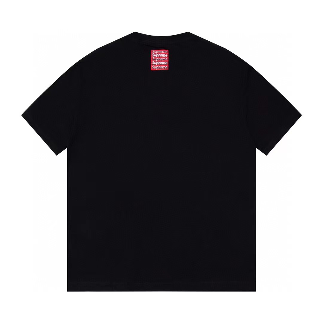 BALENCIAGA バレンシアガ ロゴTシャツ ロゴプリント 半袖 Tシャツ ブラック - 画像 2