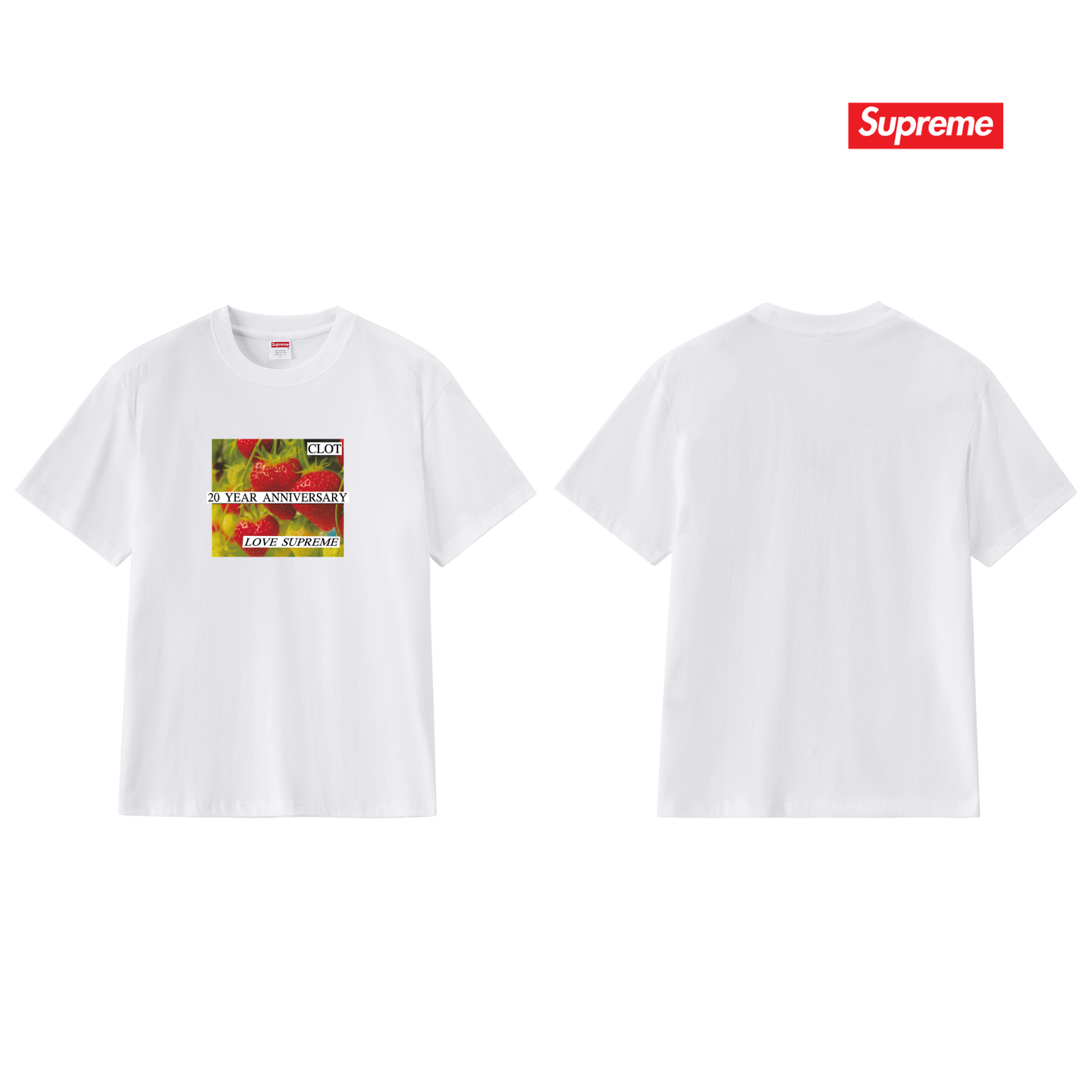SUPREME スーパーイースト 20周年 Tシャツ ロゴ グラフィック Tシャツ 全4色 - 画像 6