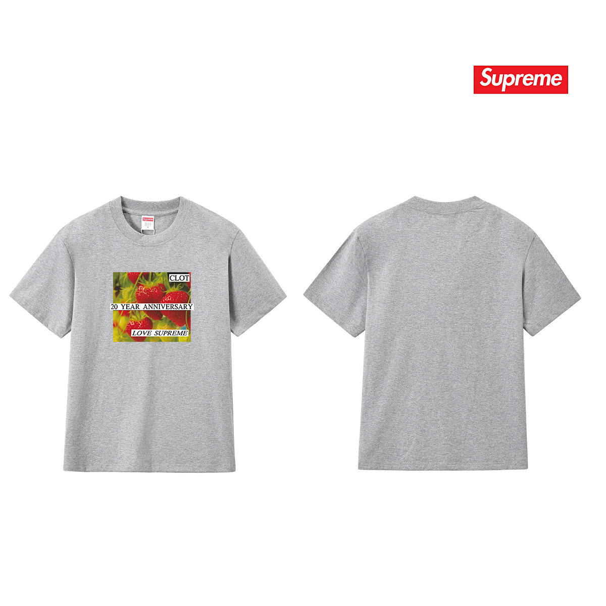 SUPREME スーパーイースト 20周年 Tシャツ ロゴ グラフィック Tシャツ 全4色 - 画像 8