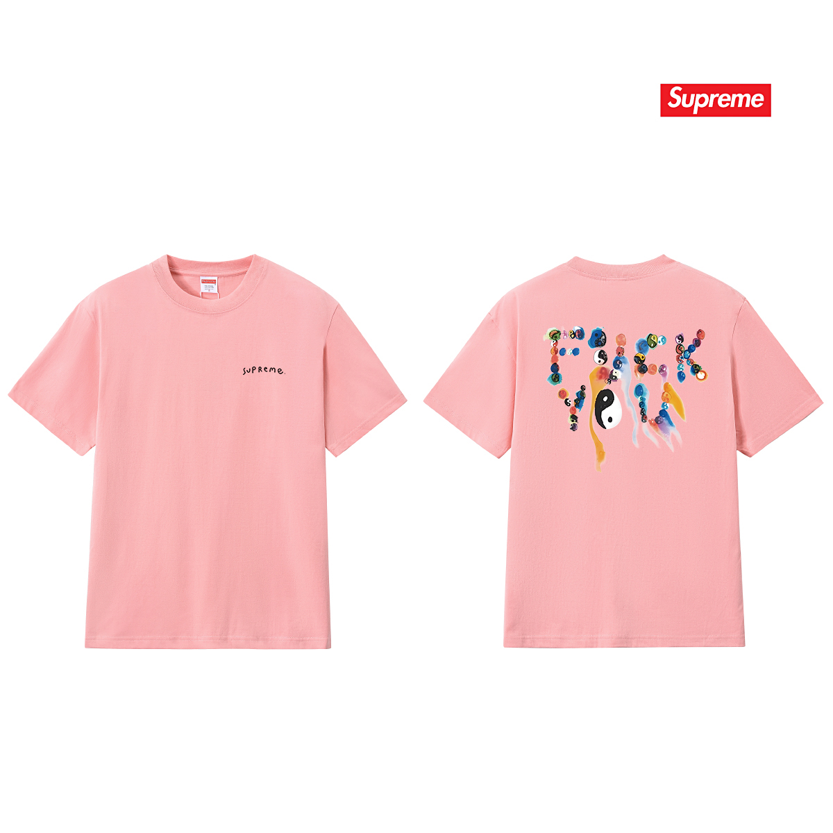 Supreme スプリーム ロゴTシャツ フィンクコラボ 限定 全6色 - 画像 4