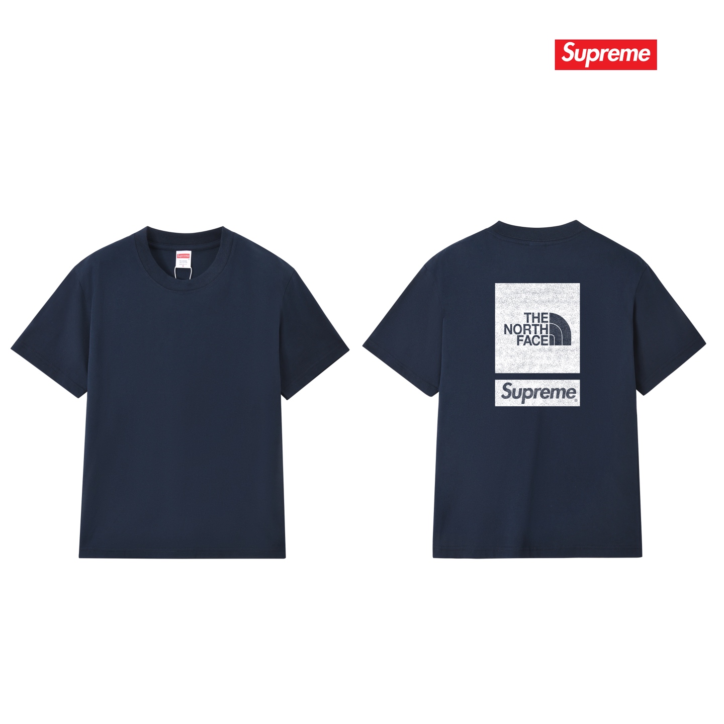SUPREME スーパー�� + THE NORTH FACE ザ・ノースフェイス ロゴTシャツ 全5色 - 画像 2