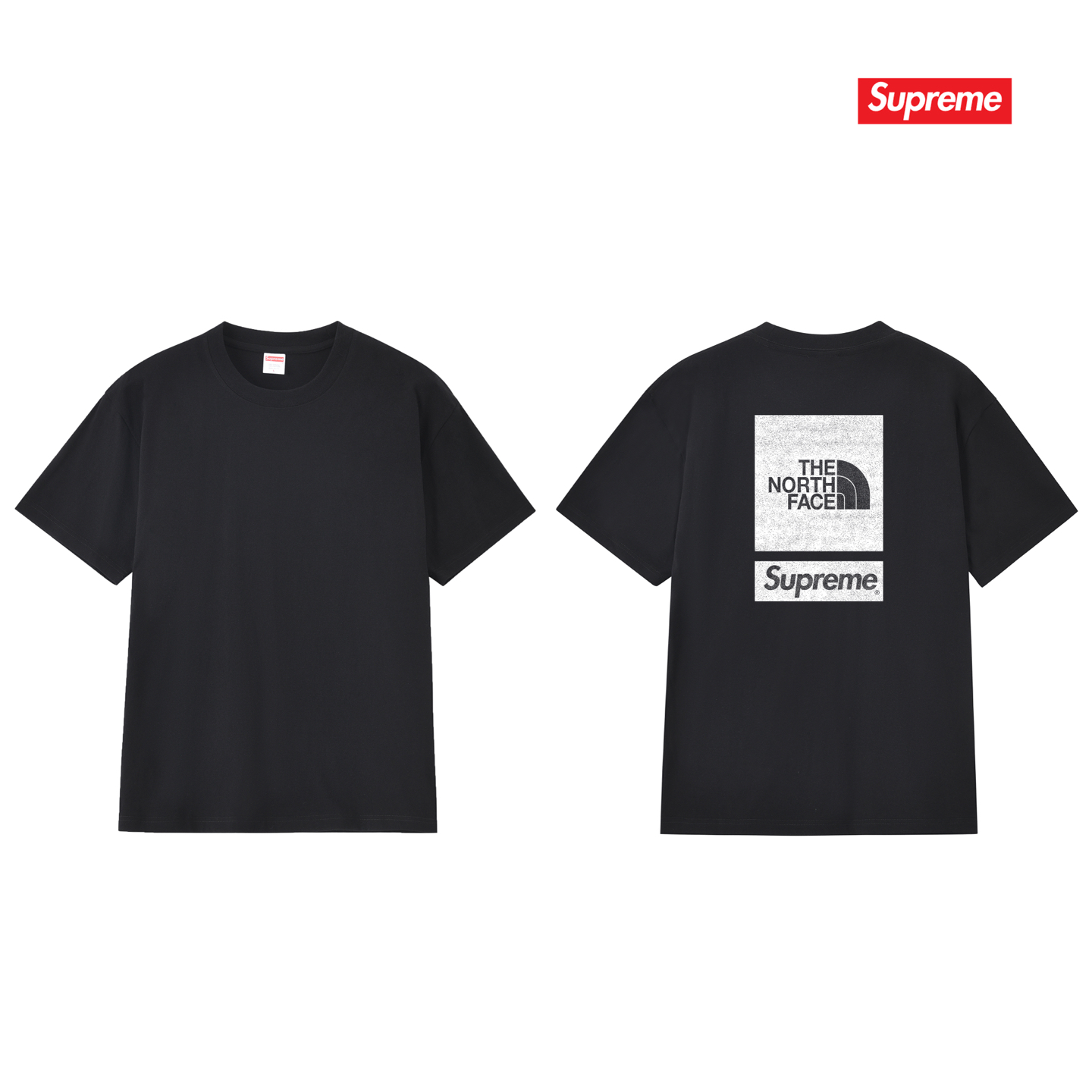 SUPREME スーパー�� + THE NORTH FACE ザ・ノースフェイス ロゴTシャツ 全5色 - 画像 5