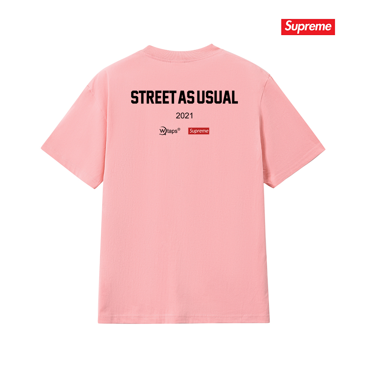 SUPREME スーパーイ ロゴTシャツ ストリートアズアズアル 2021 全5色 - 画像 3