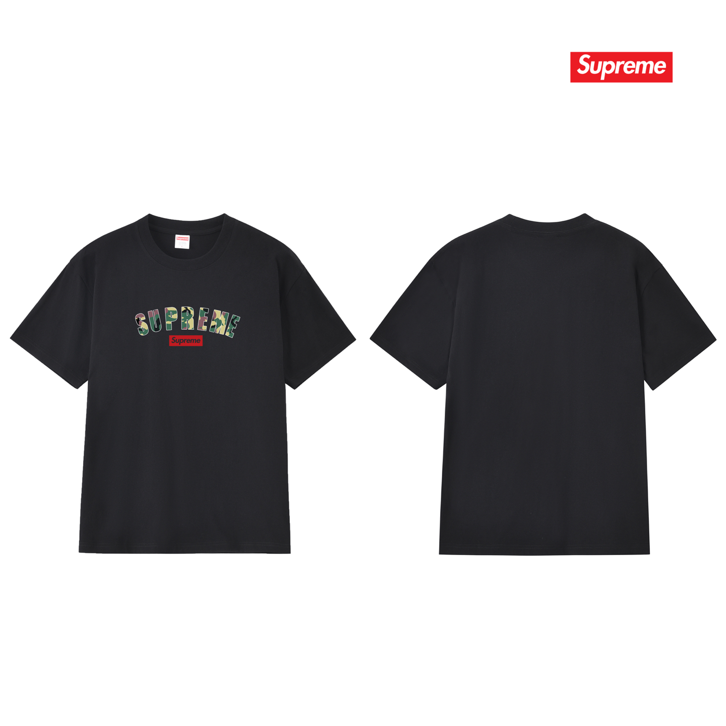 SUPREME スーパークール レギュラーフィットTシャツ カモフラージュプリント 全4色 - 画像 4