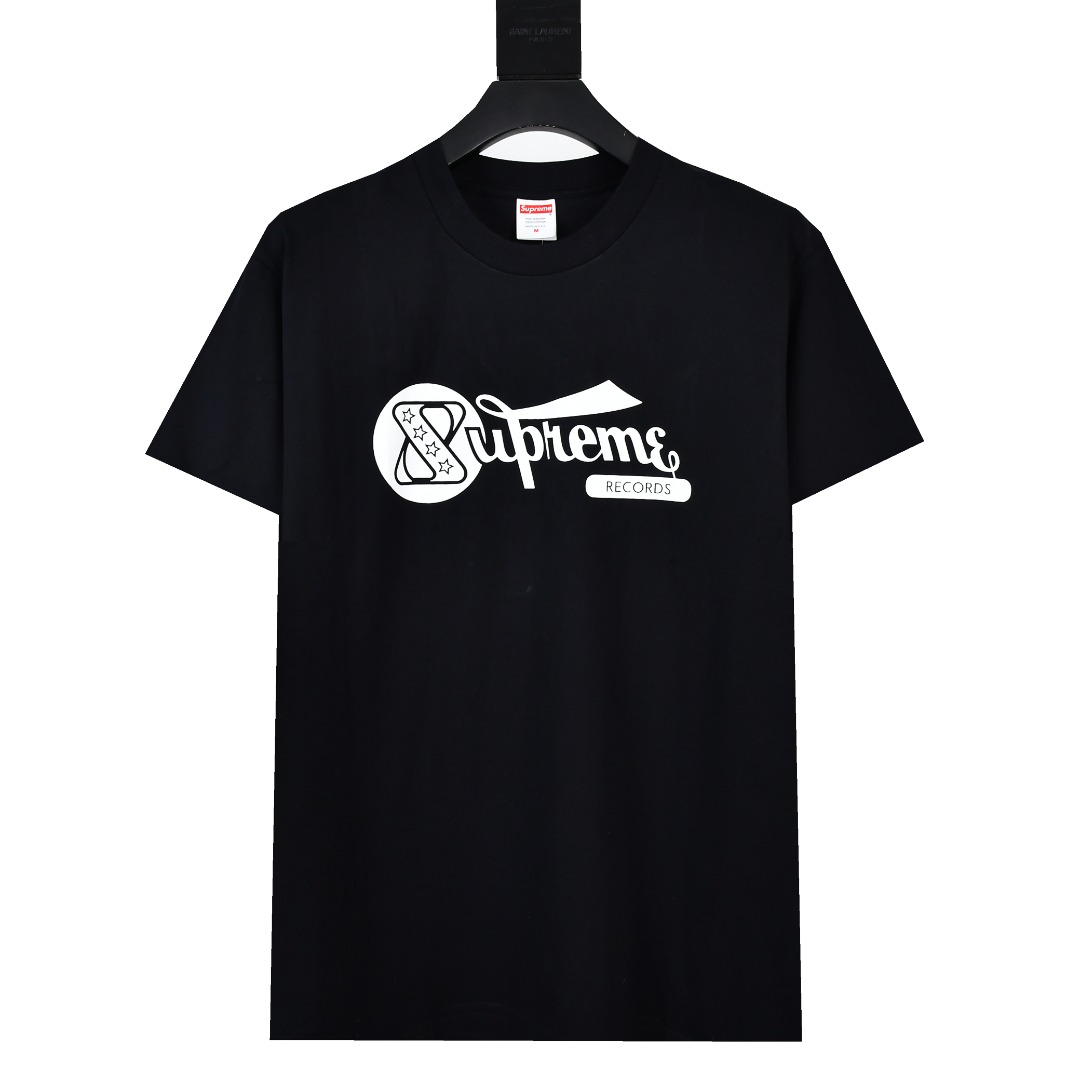 SUPREME スュプリーム レコードTシャツ 本革 通勤 通学 全2色