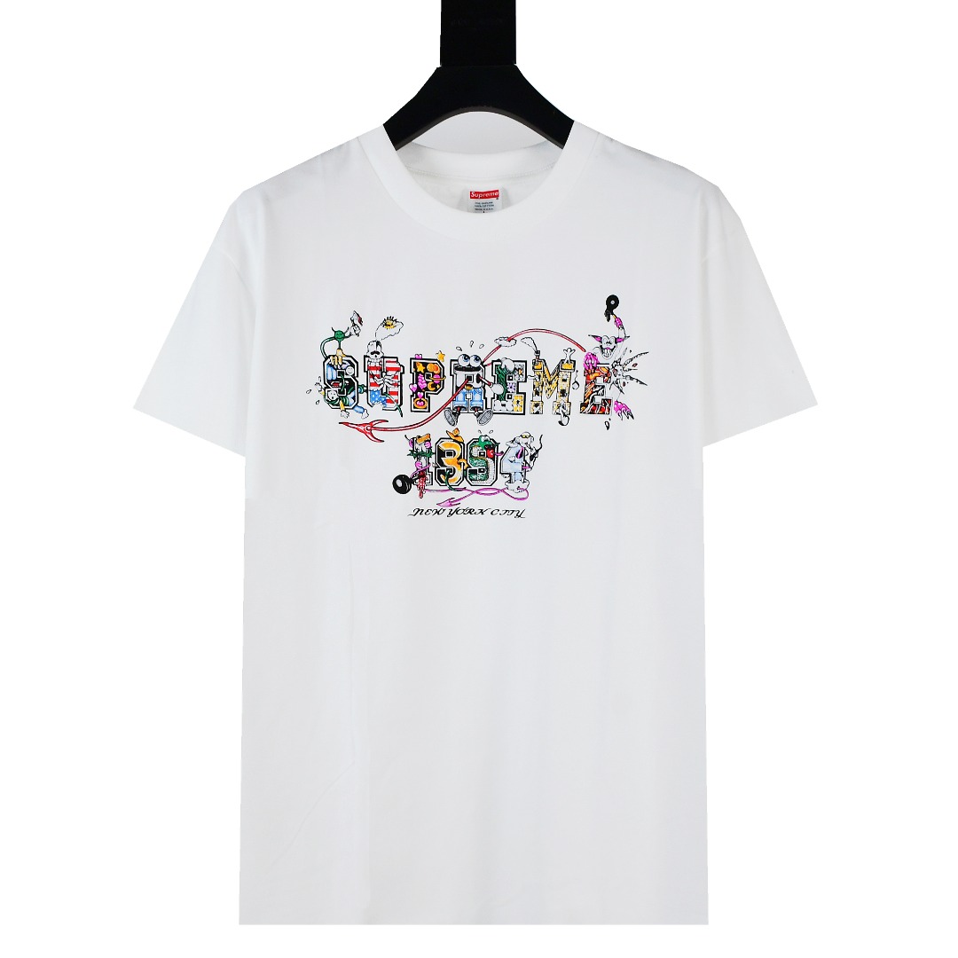SUPREME スュプリーム メンズTシャツ カントロロゴ カラフル 190 - 画像 2