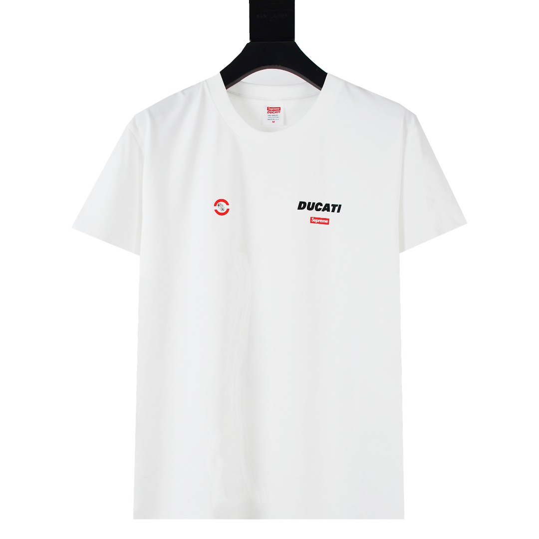 SUPREME スュプリーム ドゥカティ フラットTシャツ 全2色 - 画像 5