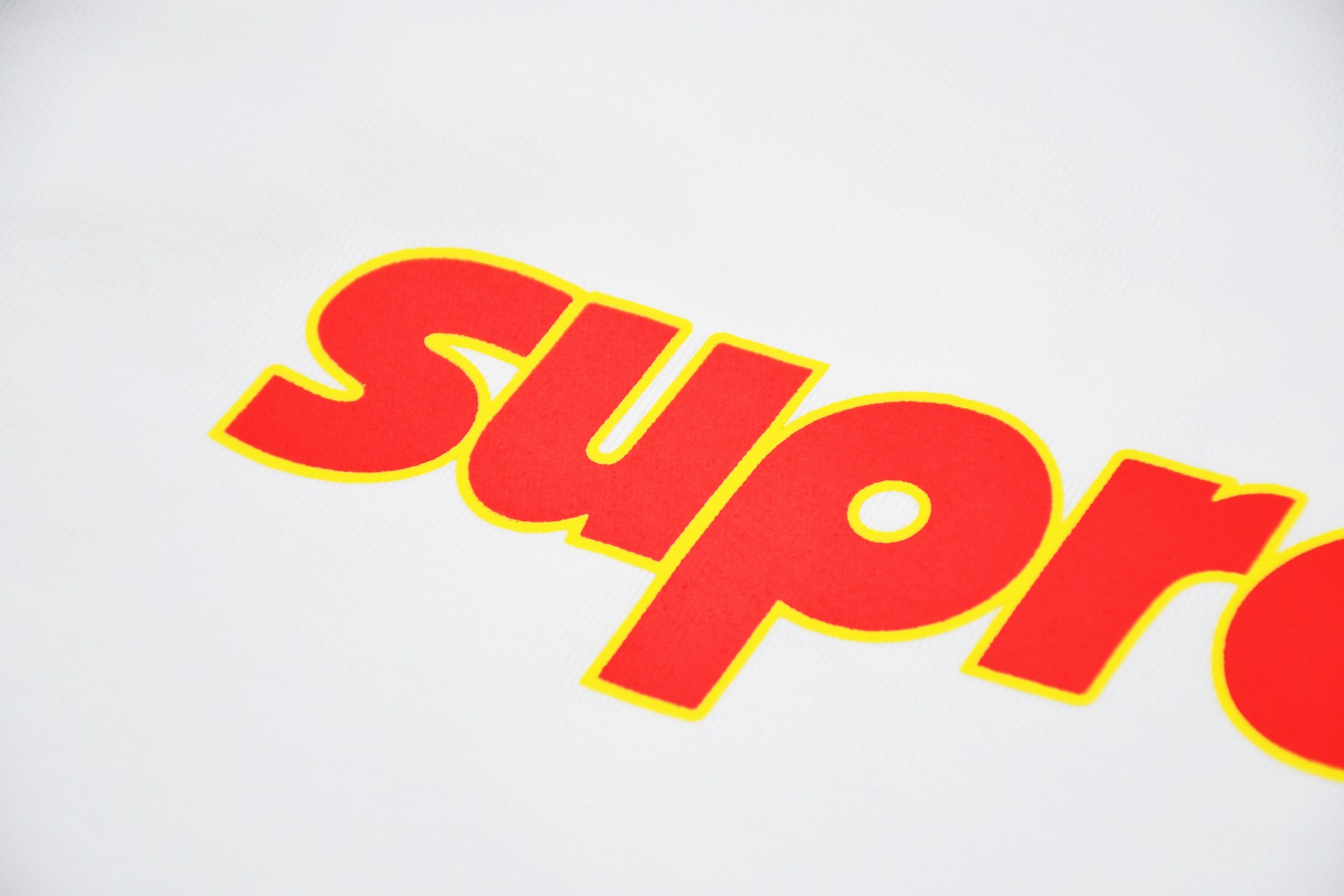 SUPREME スーパーイ ピンラインTシャツ 本革 ブラック 白 全2色 - 画像 7