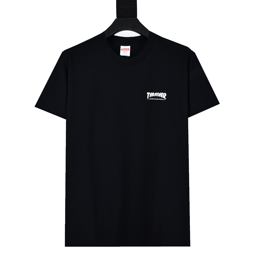 SUPREME スーパー フラットTシャツ 100%コットン 全2色