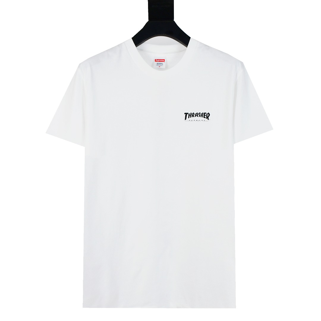 SUPREME スーパー フラットTシャツ 100%コットン 全2色 - 画像 8