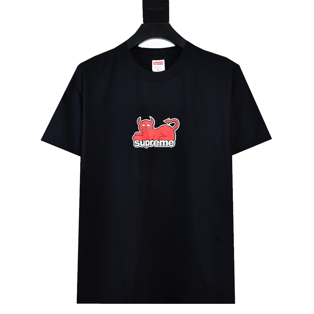 SUPREME スュプリーム ロゴTシャツ 本革 モンスター 2色展開 - 画像 2
