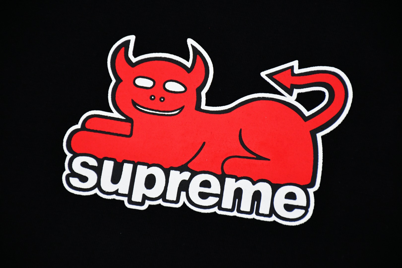SUPREME スュプリーム ロゴTシャツ 本革 モンスター 2色展開 - 画像 6
