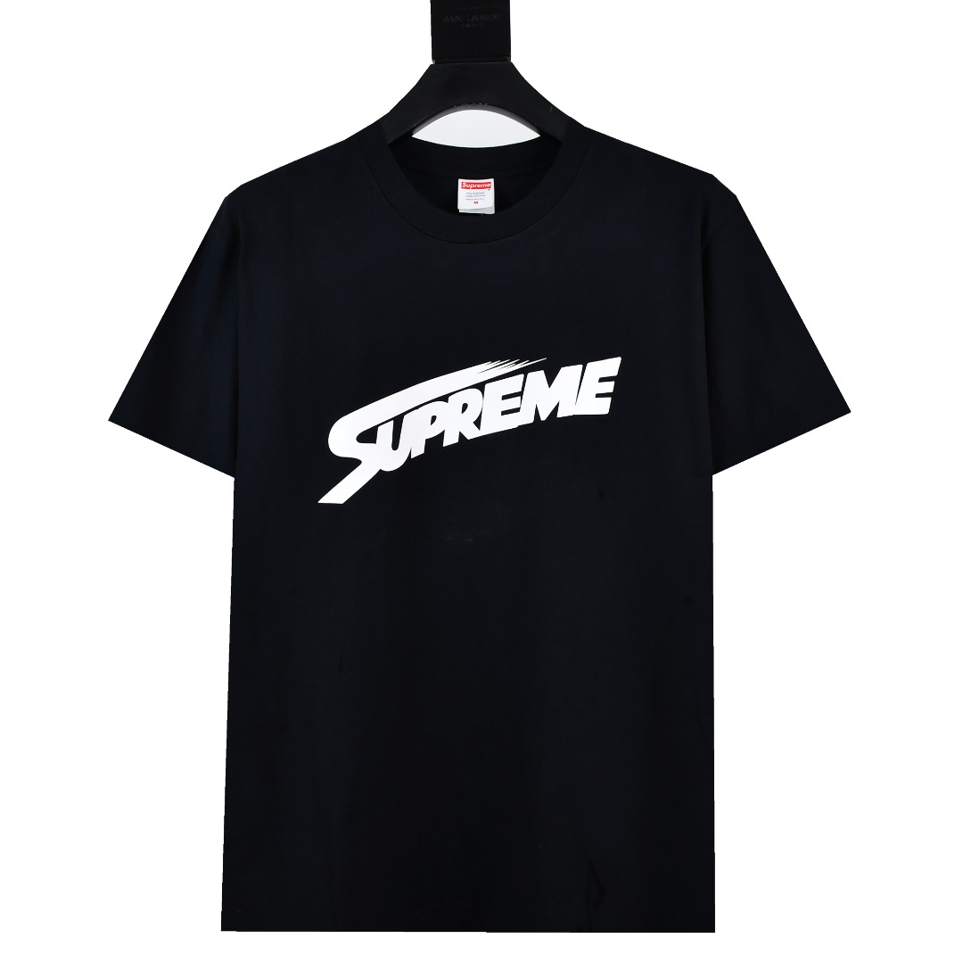 SUPREME スュプリーム メンズTシャツ 本革 ブラック ホワイト 全2色