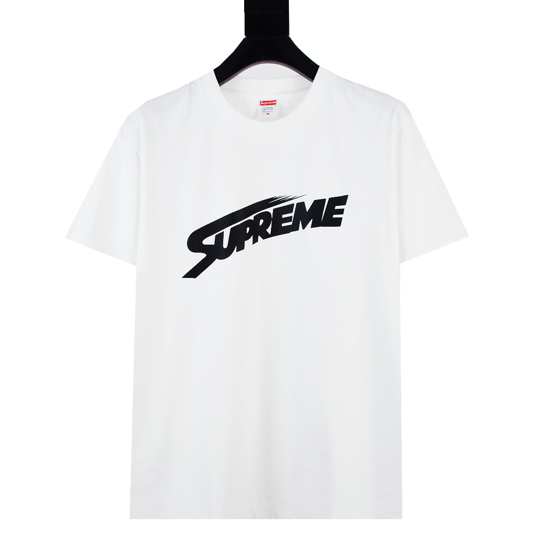 SUPREME スュプリーム メンズTシャツ 本革 ブラック ホワイト 全2色 - 画像 2