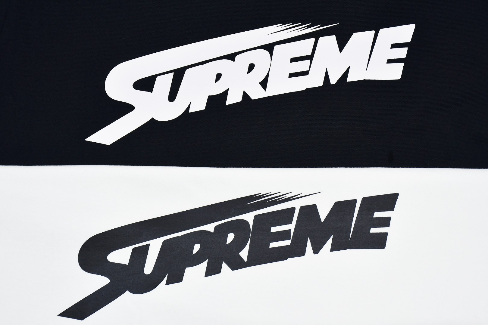 SUPREME スュプリーム メンズTシャツ 本革 ブラック ホワイト 全2色 - 画像 4