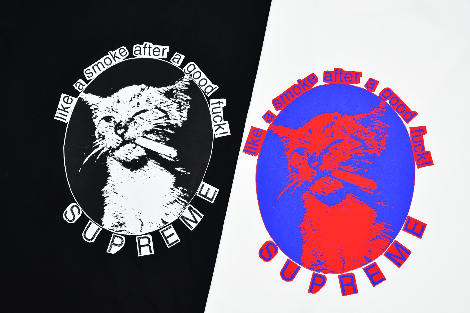 SUPREME スーパー メンズTシャツ 本革 通勤 通学 全2色 - 画像 4