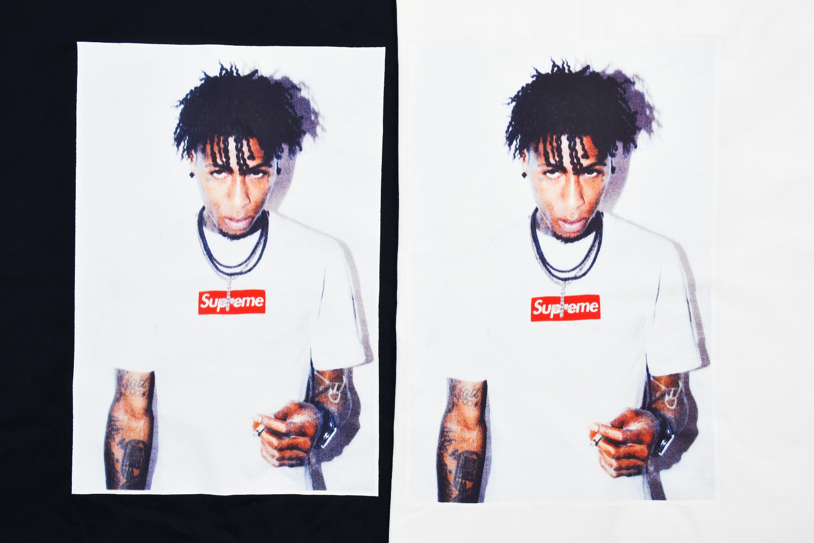 Supreme スーパーイエロー 人像Tシャツ 全2色 - 画像 4