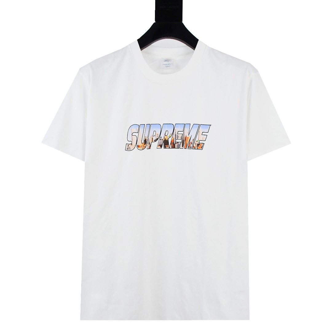 SUPREME スーパー ロゴTシャツ 本革 全2色