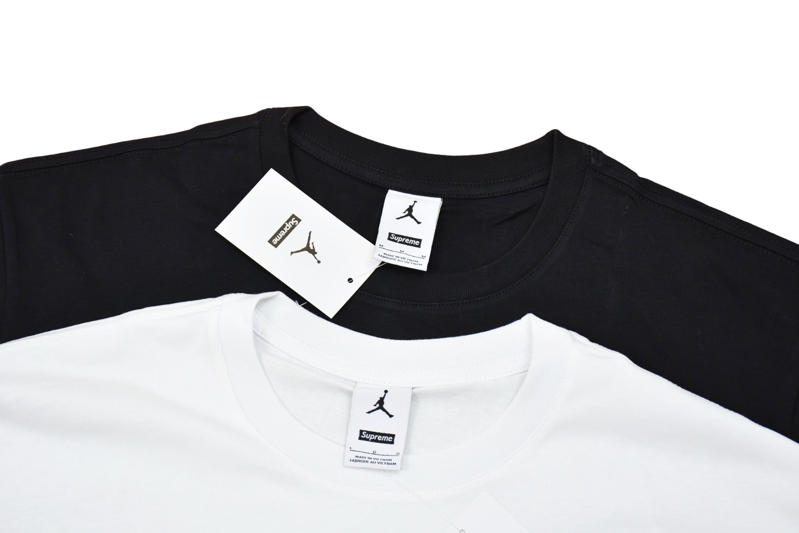 SUPREME スュプリーム オーバーサイズTシャツ ブラック ホワイト - 画像 3