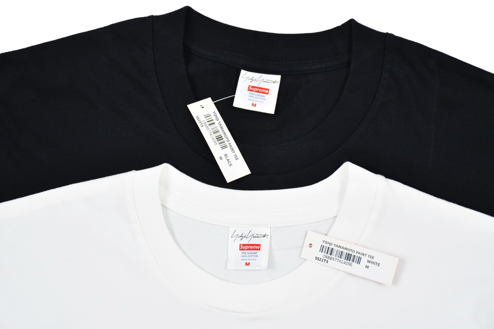 Supreme スュプリーム YOHJI YAMAMOTO PAINT TEE ユウジヤマモト ペイント Tシャツ ブラック ホワイト 全2色 - 画像 3