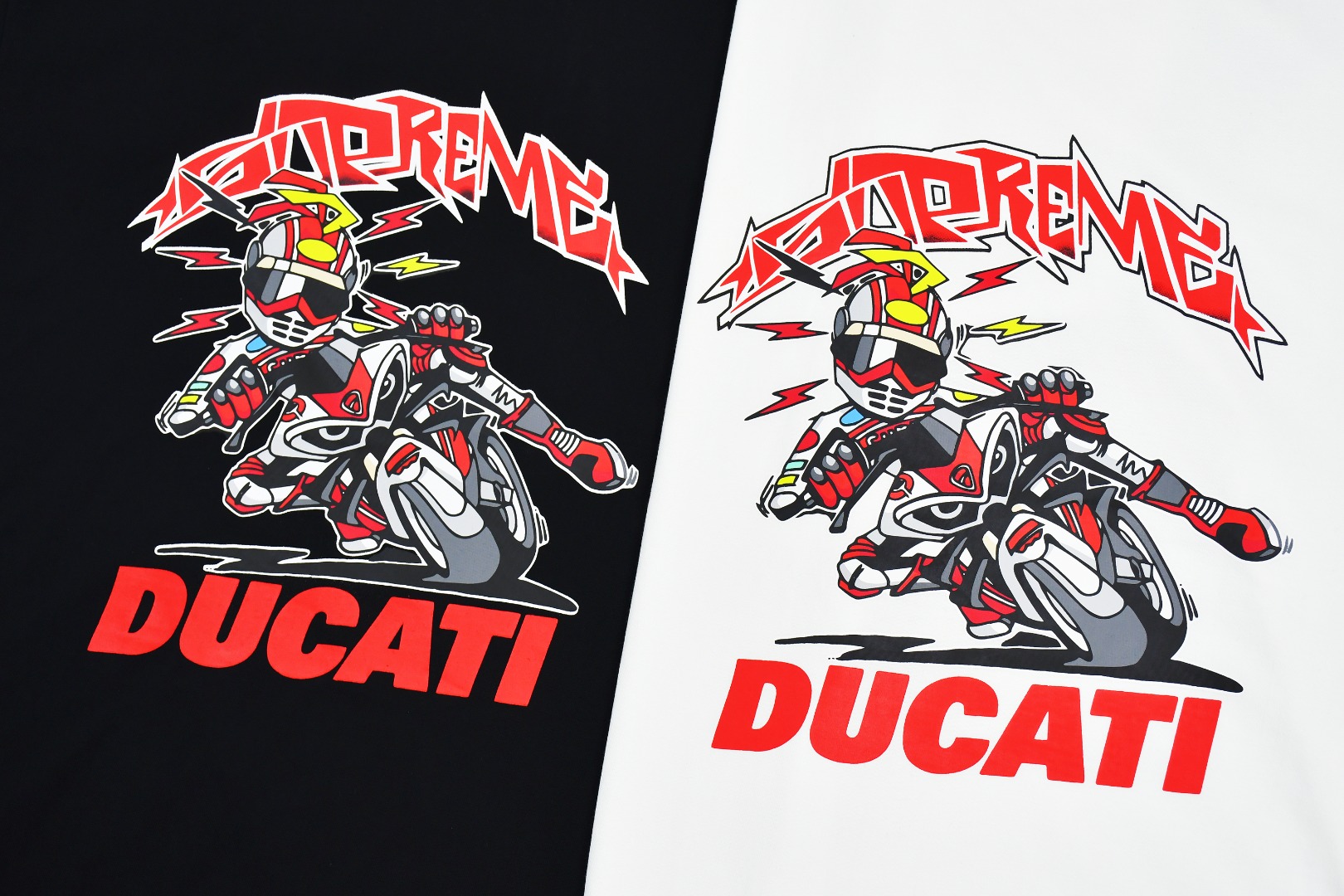 SUPREME スュプリーム ドゥカティ ロゴTシャツ ブラック ホワイト 全2色 - 画像 9