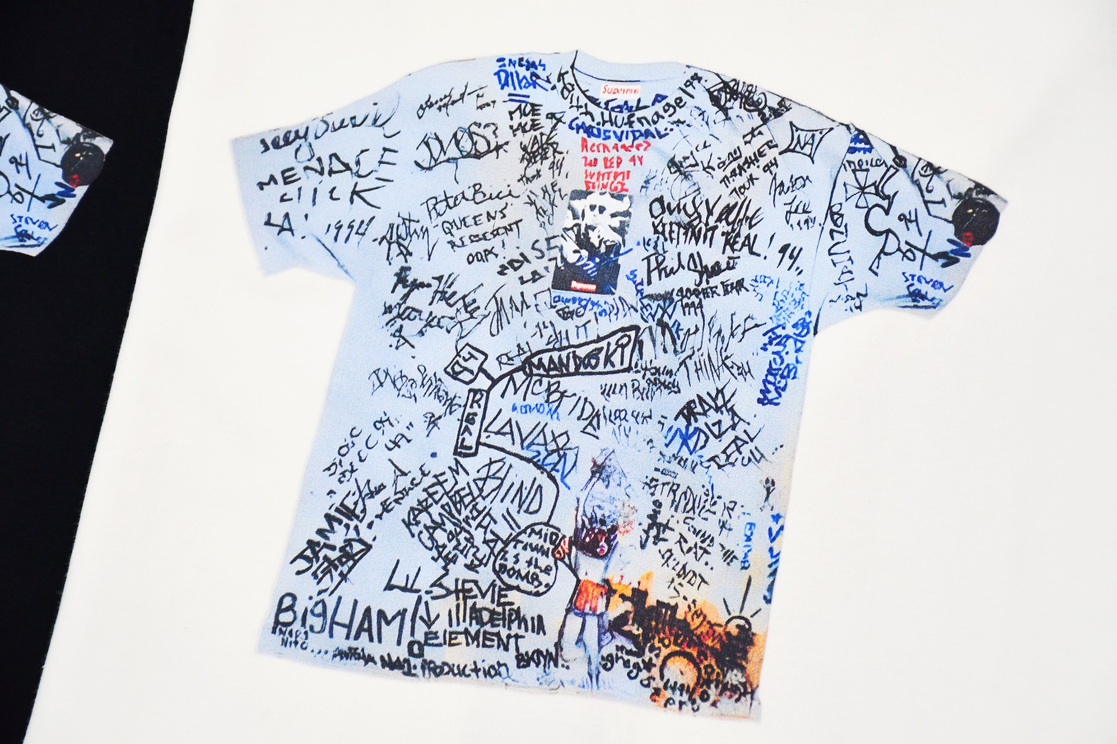 SUPREME スュプリーム 30周年限定 メンズ Tシャツ ブラック ホワイト 全2色 - 画像 9