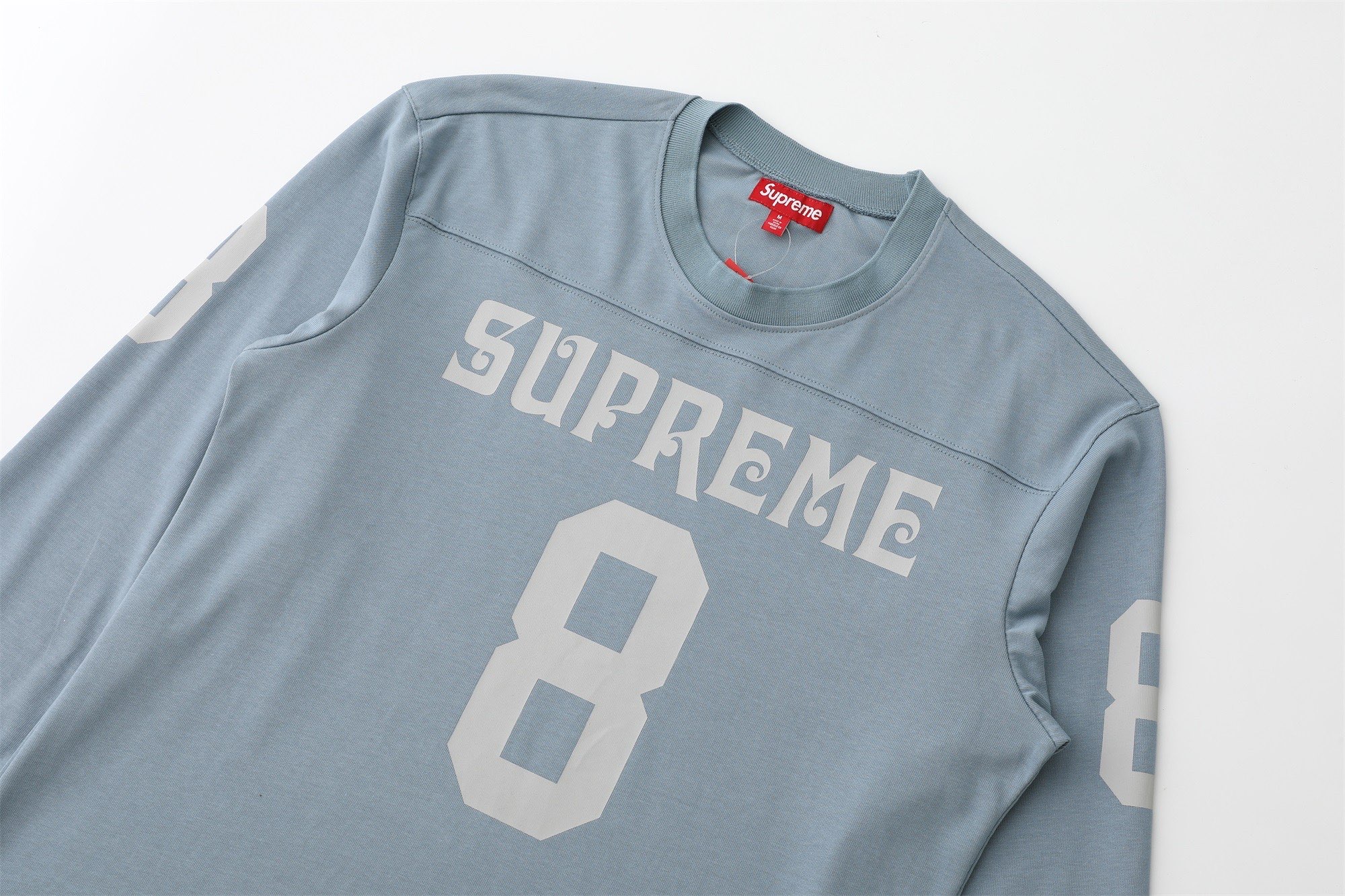 SUPREME スーパーイースト ロングスリーブTシャツ 本革 100%コットン 全4色 - 画像 4