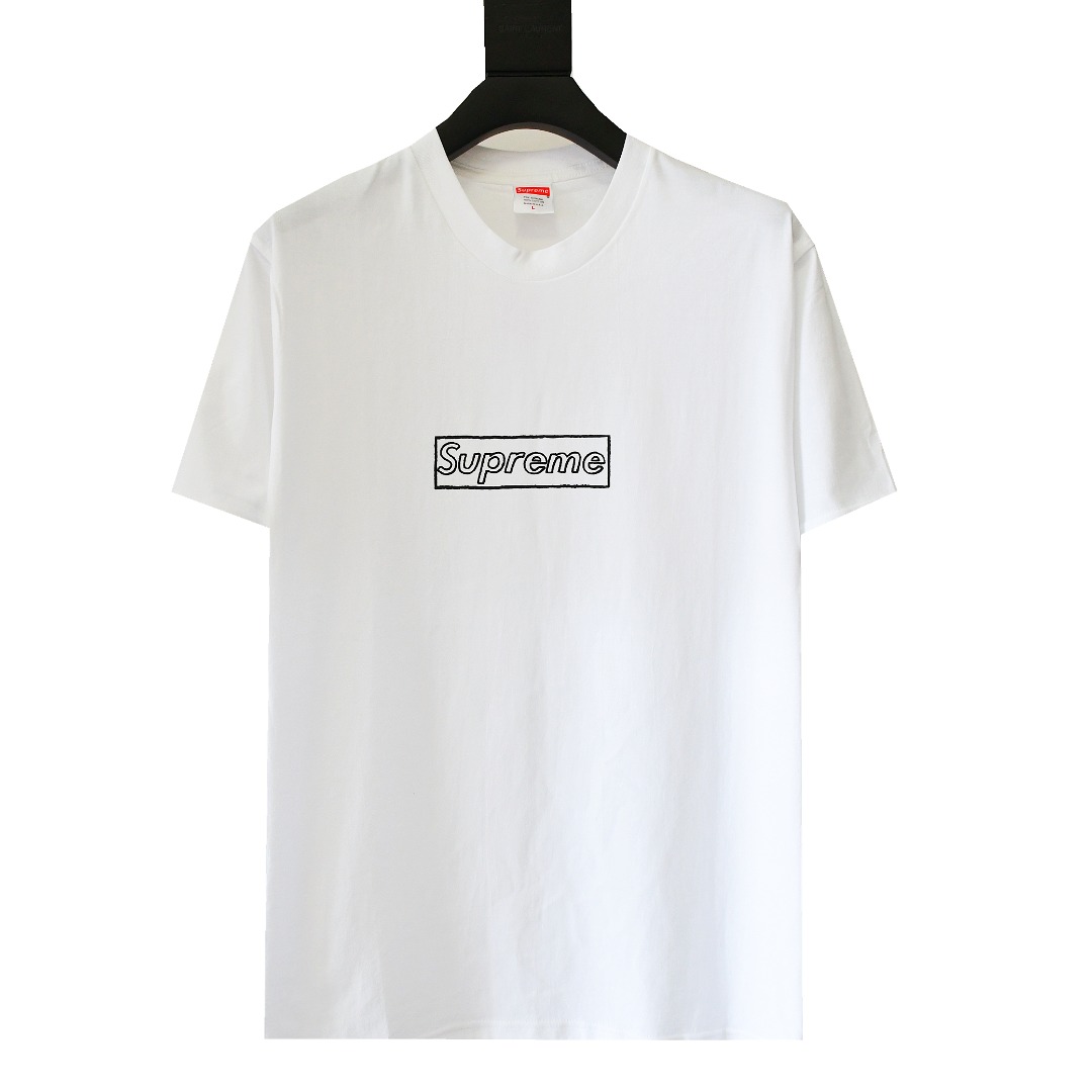 Supreme スプリーム ロゴTシャツ 本革 100%コットン 全2色