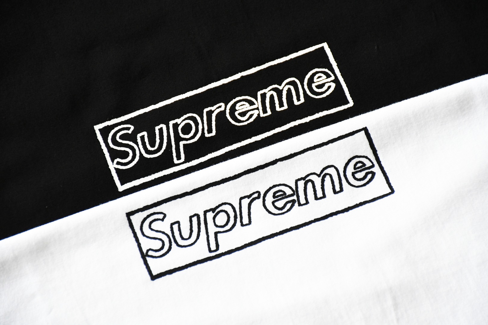 Supreme スプリーム ロゴTシャツ 本革 100%コットン 全2色 - 画像 3