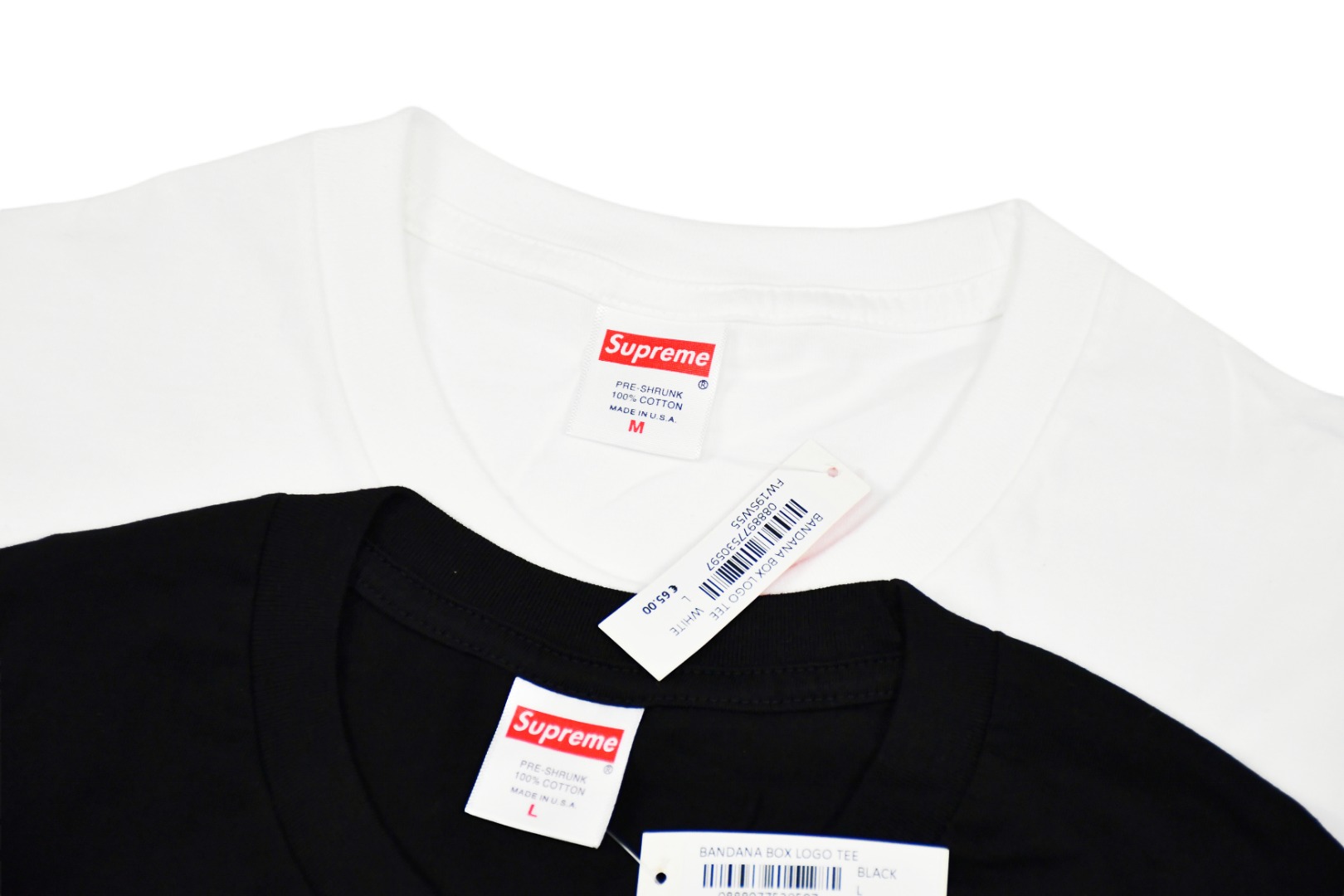 SUPREME スュプリーム バンダナボックスロゴTシャツ ブルーバンダナ ブラック 2色展開 - 画像 3