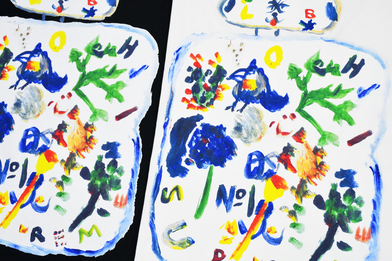 Supreme スュプリーム YOHJI YAMAMOTO PAINT TEE ヨウジヤマモト ポイントTシャツ 全2色 - 画像 6