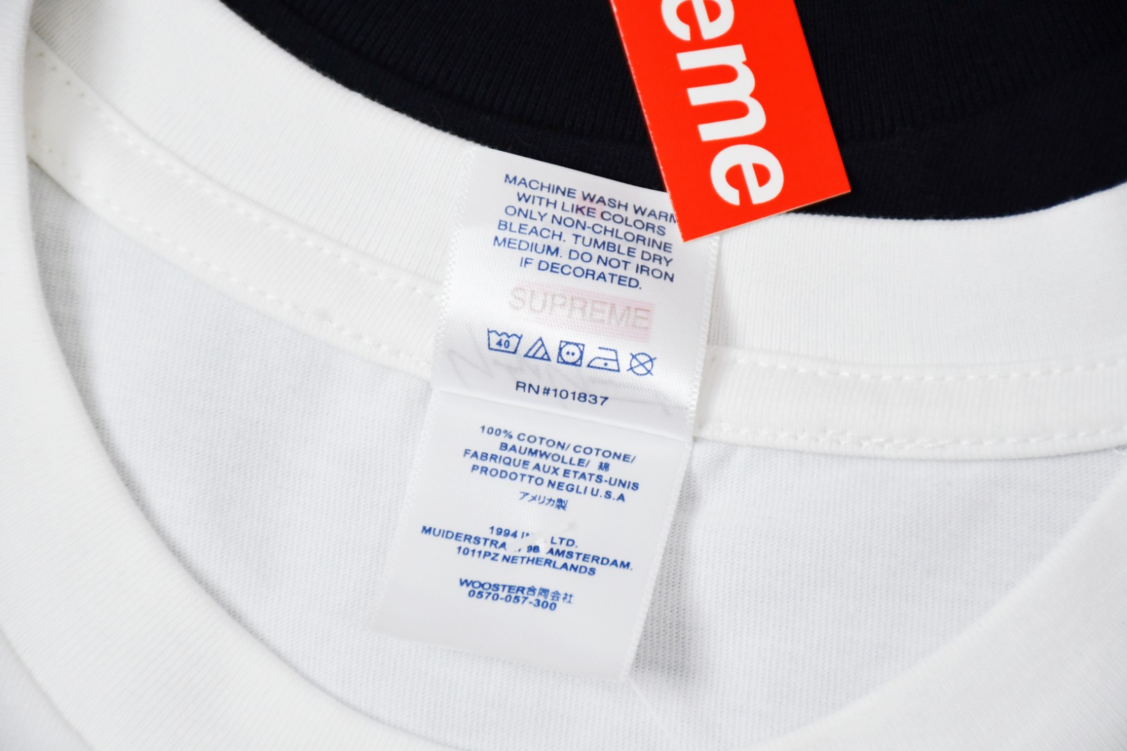 Supreme スュープリーム YOHJI YAMAMOTO ヨウジヤマモト YOHJI YAMAMOTO TEKKEN Tee メンズ ブラック ホワイト 全2色 - 画像 4