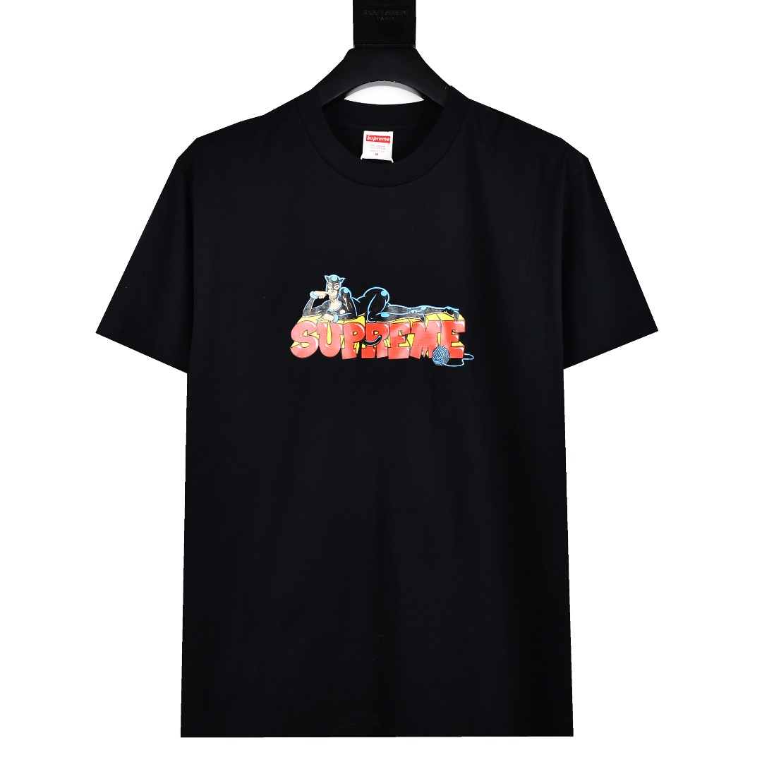 SUPREME スュプリーム カトウーマンTシャツ ブラック ホワイト 全2色