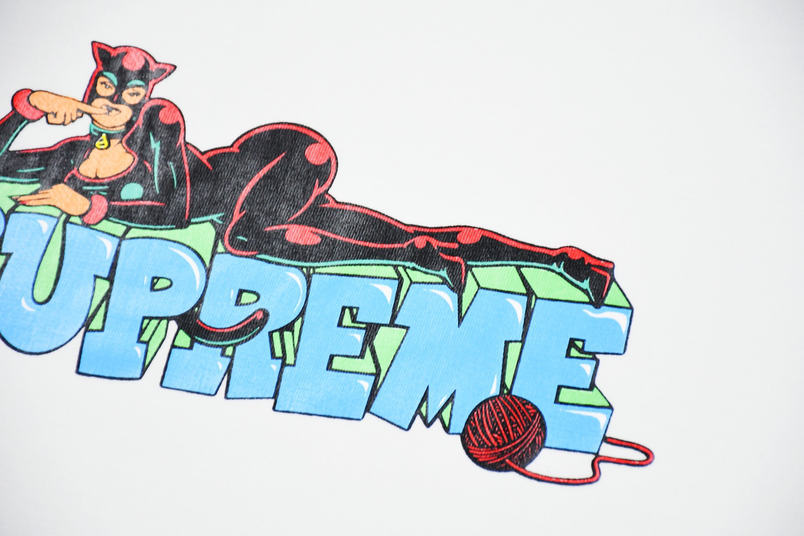 SUPREME スュプリーム カトウーマンTシャツ ブラック ホワイト 全2色 - 画像 8