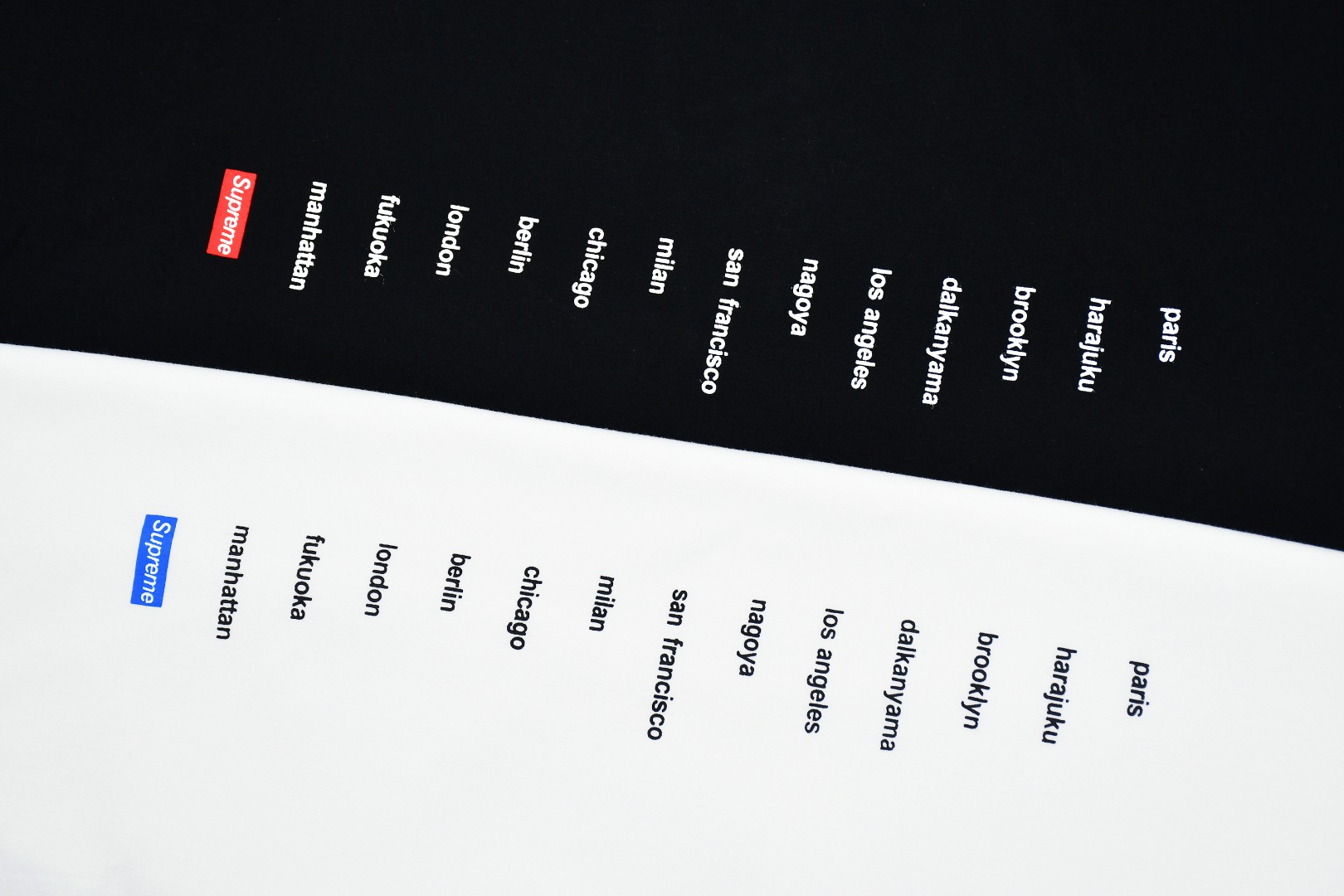 SUPREME スーパー ロケーションTシャツ 通勤 通学 全2色 - 画像 4