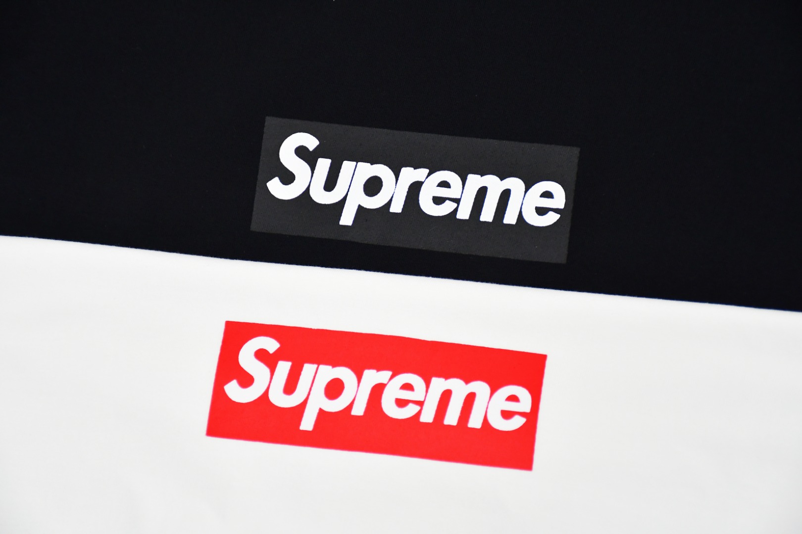 SUPREME スュプリーム ロングスリーブTシャツ ロゴ 本革 全2色 - 画像 4