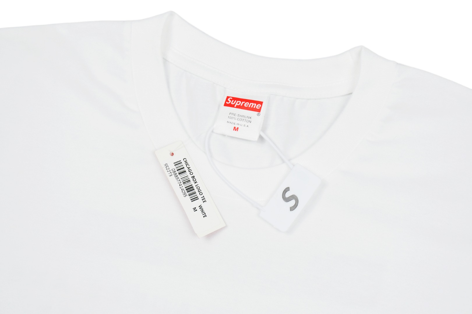 Supreme スュプリーム メンズTシャツ 100%コットン ホワイト 全1色 - 画像 3