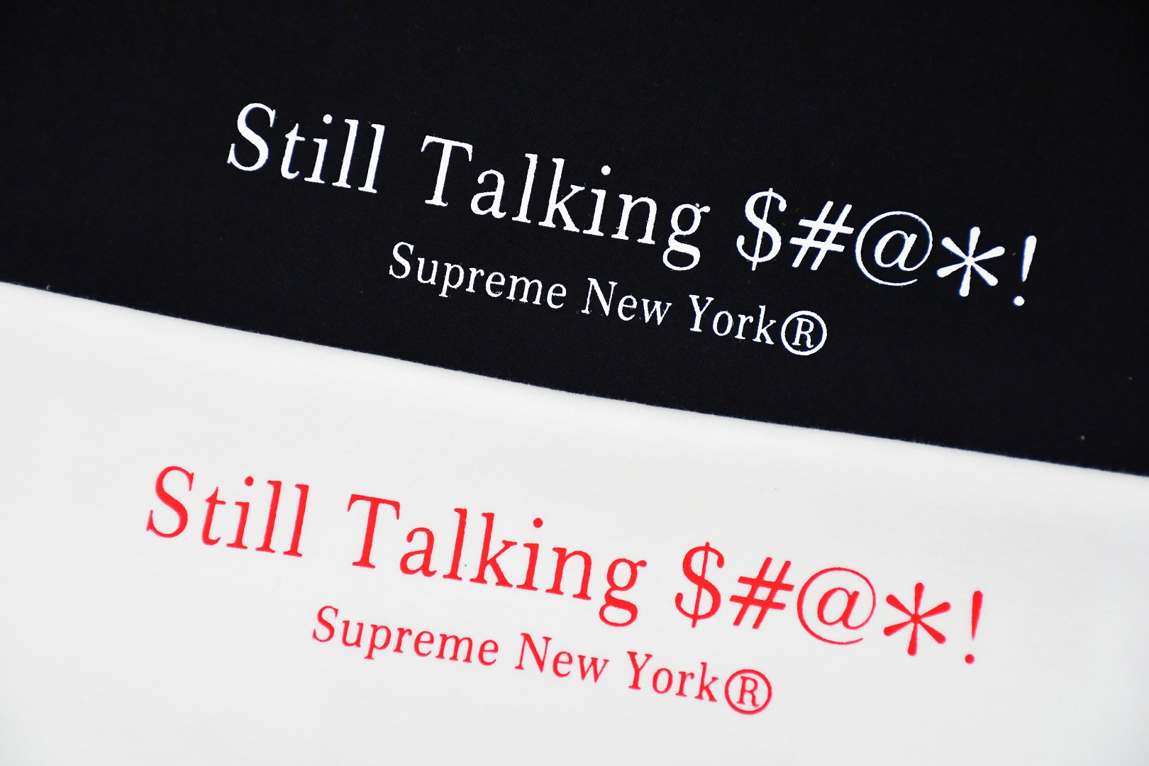 SUPREME スュープリーム Tシャツ ロゴプリント Tシャツ ブラック ホワイト 全2色 - 画像 6