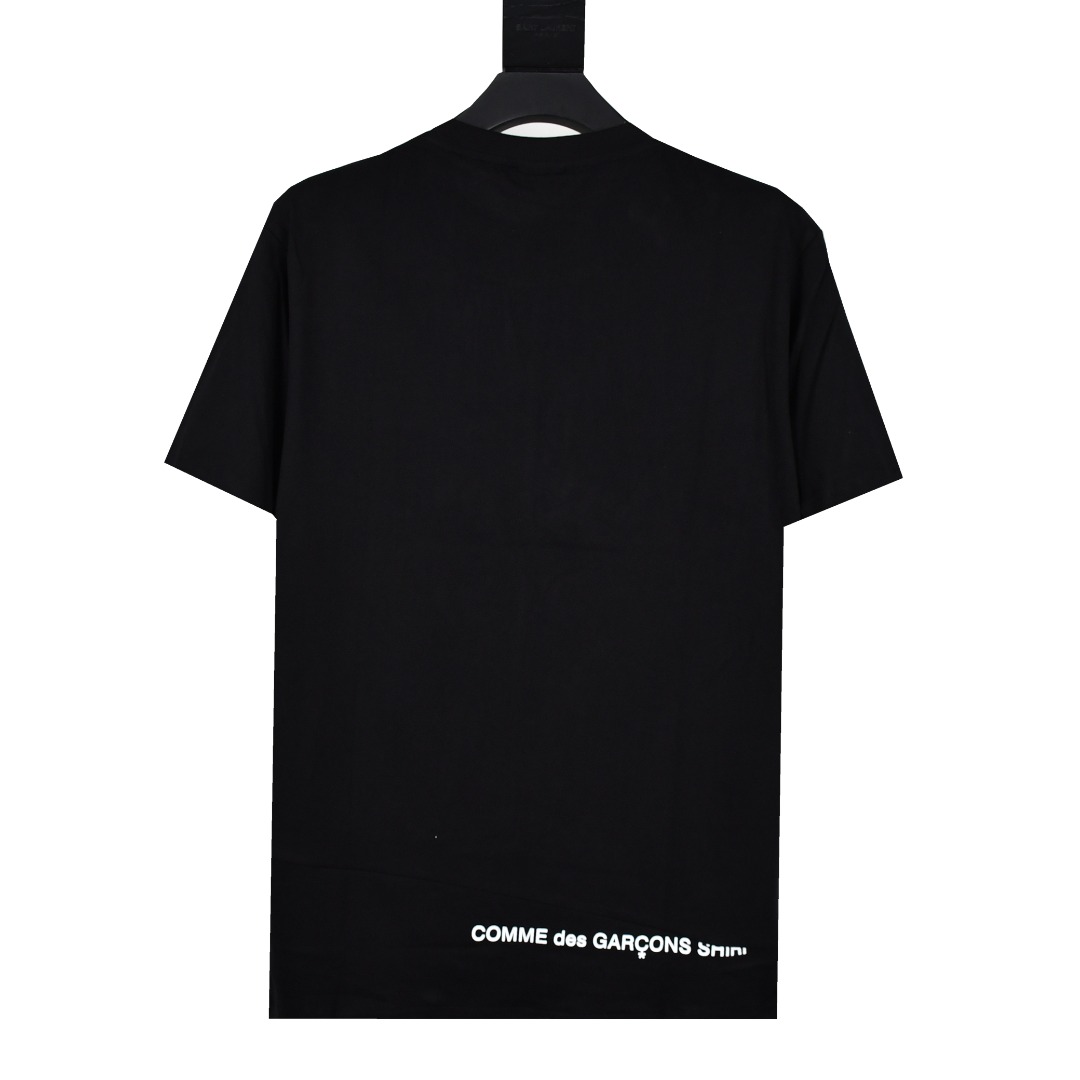 Supreme スュプリーム COMME des GARÇONS SHIRT コムデギャルソン シャツ ミニロゴ Tシャツ ブラック ホワイト 全2色 - 画像 2