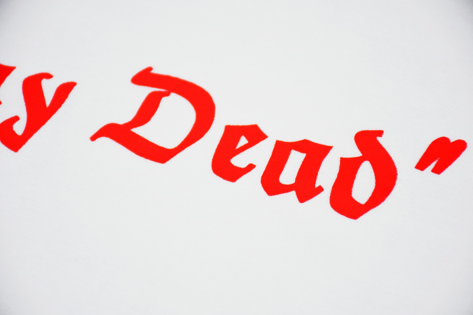 Supreme スープレム フラットTシャツ プレイデッド 100%コットン ホワイト 全1色 - 画像 5