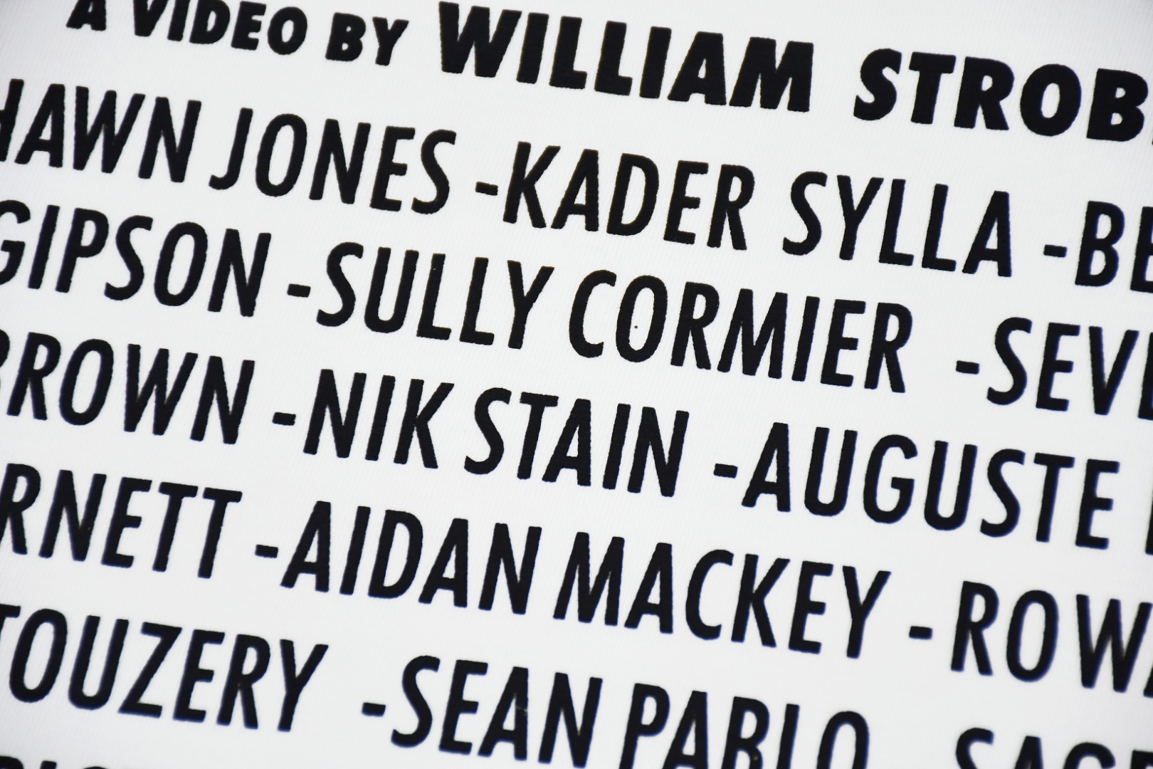 Supreme スープレム フラットTシャツ プレイデッド 100%コットン ホワイト 全1色 - 画像 8