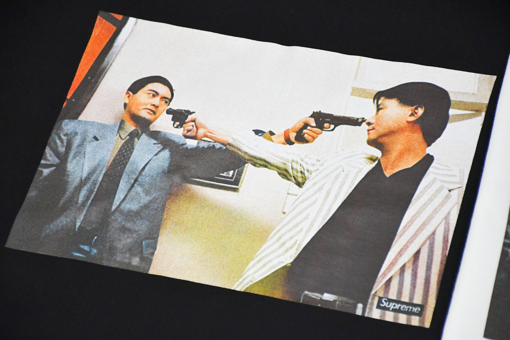 Supreme スュプリーム メンズTシャツ ブラック ホワイト - 画像 6