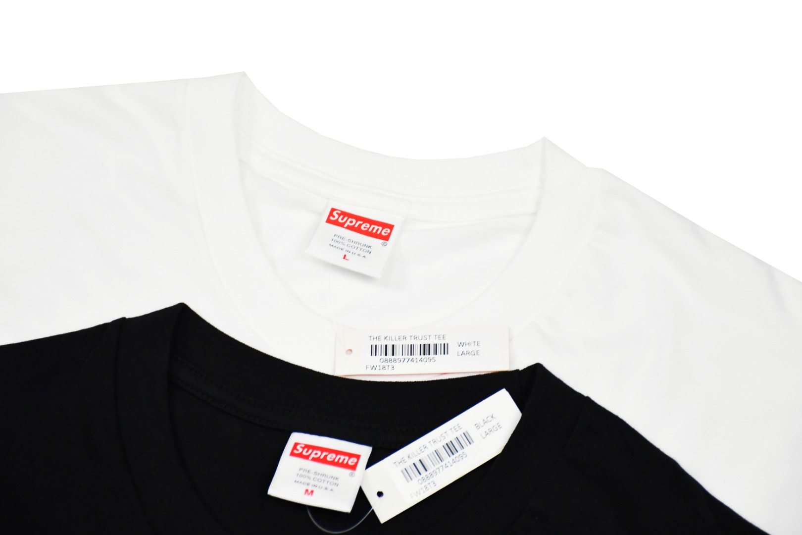 Supreme スュプリーム メンズTシャツ ブラック ホワイト - 画像 7