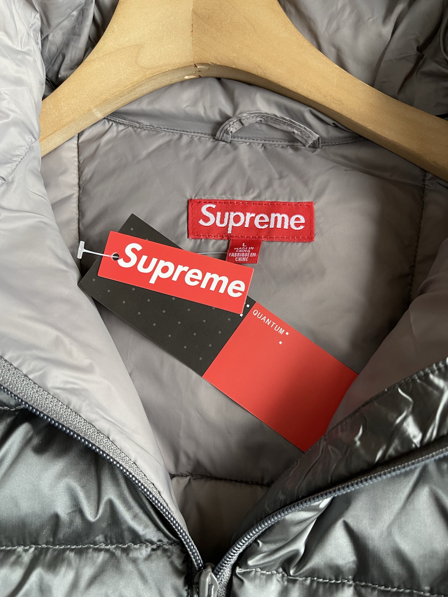 SUPREME スュプレム クオントン ダウンジャケット ブラック ピンク グレー 全3色 - 画像 8