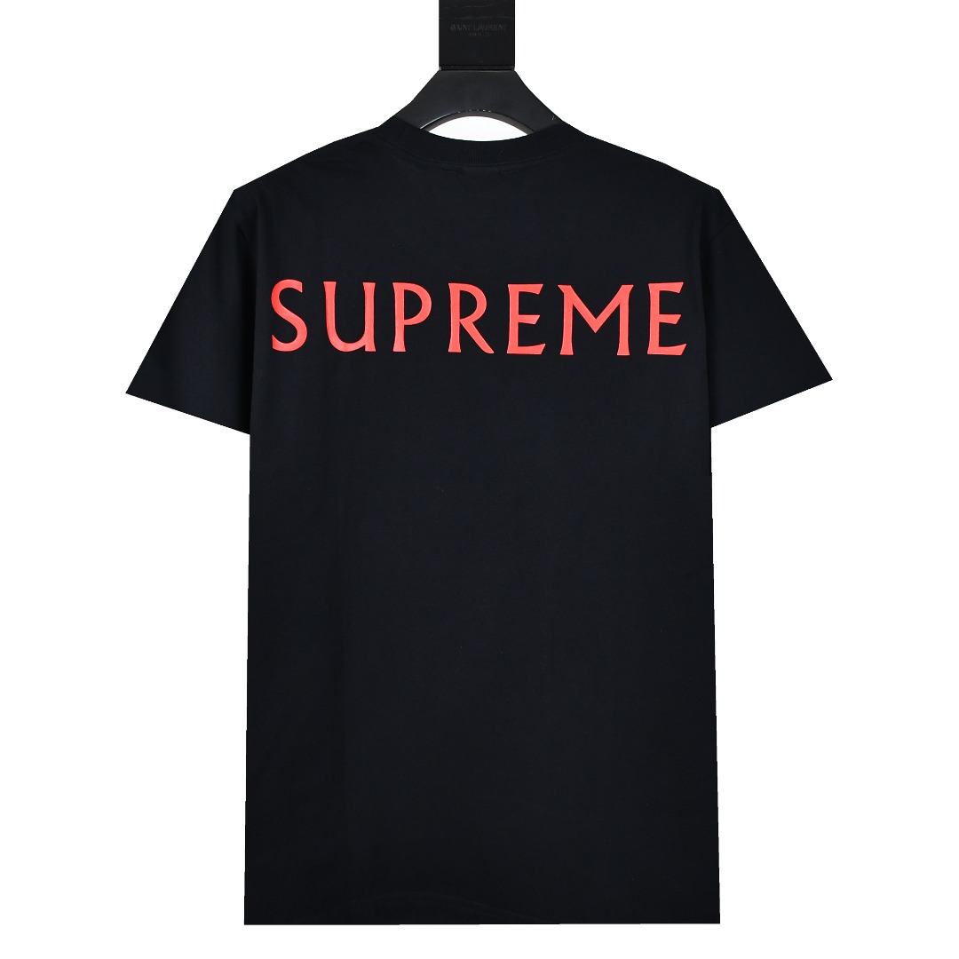 SUPREME スュプリーム デニム フラットシューズ ブラック ホワイト 100%コットン 100% 綿 90-120 130-150 160-180 180-200 全2色 - 画像 9