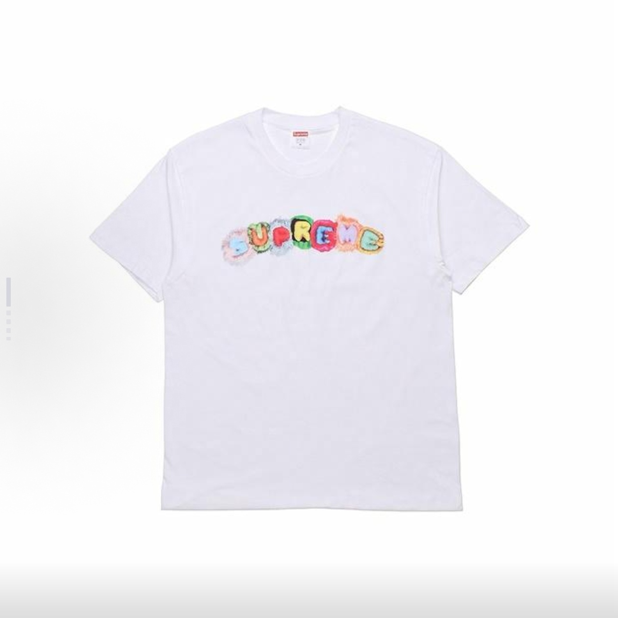 SUPREME スュプリーム ロゴTシャツ カラフルロゴ ブラック ホワイト 全2色 - 画像 3